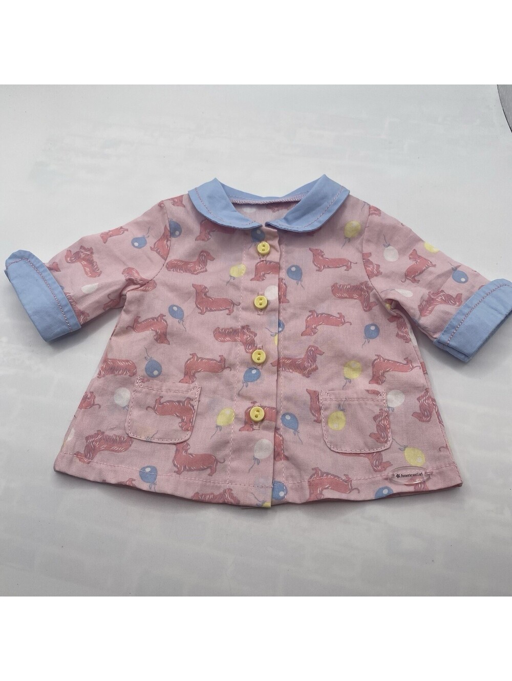 American Girl Maryellen Larkin Dachshund Pajamas Swing PJ Dog Print Top Only